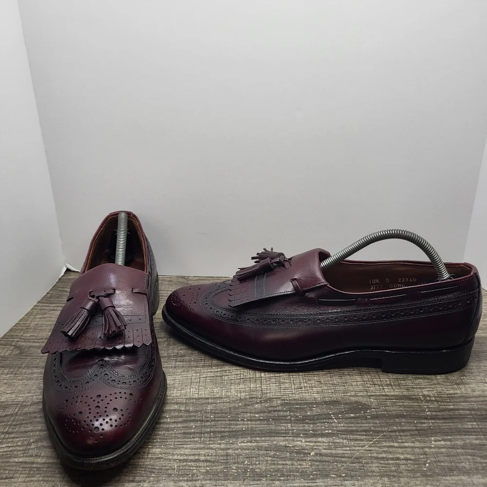 Allen Edmonds Tassel Loafers Shoes SZ: 10.5 D Arlington